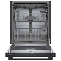Lave-vaisselle encastrable 24 po 46 dB avec troisième panier de Bosch (SHX5AEM6N) - Noir