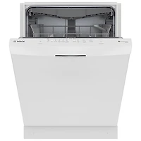 Lave-vaisselle encastrable 24 po 46 dB avec troisième panier de Bosch (SHS53CM2N) - Blanc