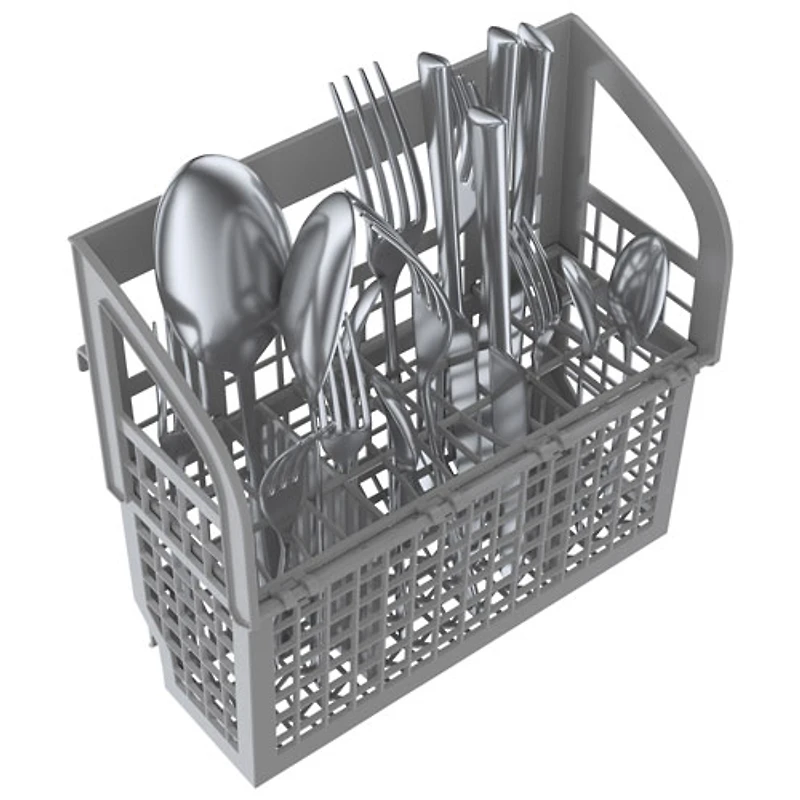 Lave-vaisselle encastrable 24 po 46 dB avec troisième panier de Bosch (SHS53CM2N) - Blanc