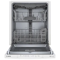 Lave-vaisselle encastrable 24 po 46 dB avec troisième panier de Bosch (SHS53CM2N) - Blanc
