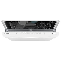 Lave-vaisselle encastrable 24 po 46 dB avec troisième panier de Bosch (SHS53CM2N) - Blanc