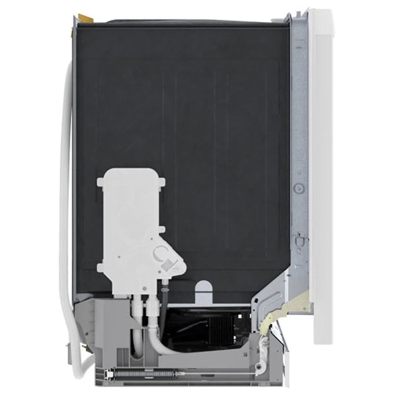 Lave-vaisselle encastrable 24 po 46 dB avec troisième panier de Bosch (SHS53CM2N) - Blanc
