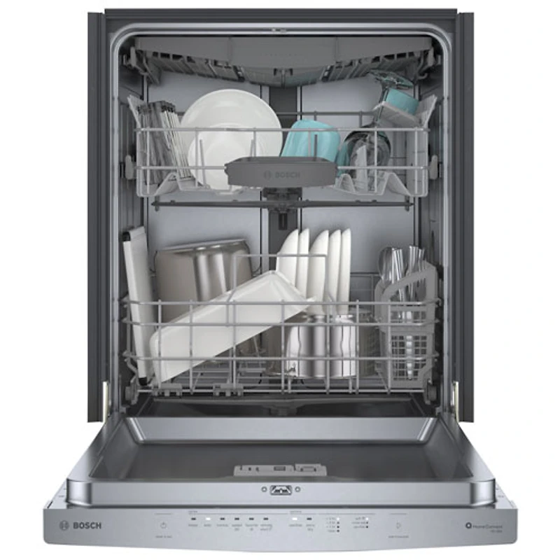 Lave-vaisselle encastrable 24 po 46 dB avec troisième panier de Bosch (SHS53CM5N) - Acier inoxydable