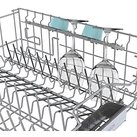 Lave-vaisselle encastrable 24 po 42 dB avec troisième panier de Bosch (SHX78CM4N) - Acier inoxydable noir