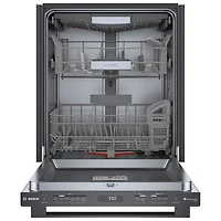Lave-vaisselle encastrable 24 po 42 dB avec troisième panier de Bosch (SHX78CM4N) - Acier inoxydable noir