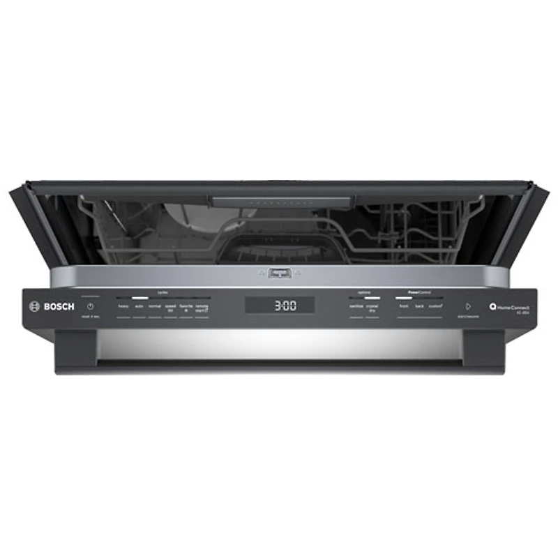 Lave-vaisselle encastrable 24 po 42 dB avec troisième panier de Bosch (SHX78CM4N) - Acier inoxydable noir