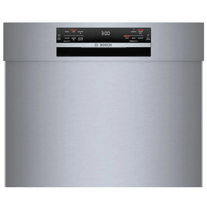 Lave-vaisselle encastrable 24 po 42 dB avec troisième panier de Bosch (SHE78CM5N) - Acier inoxydable