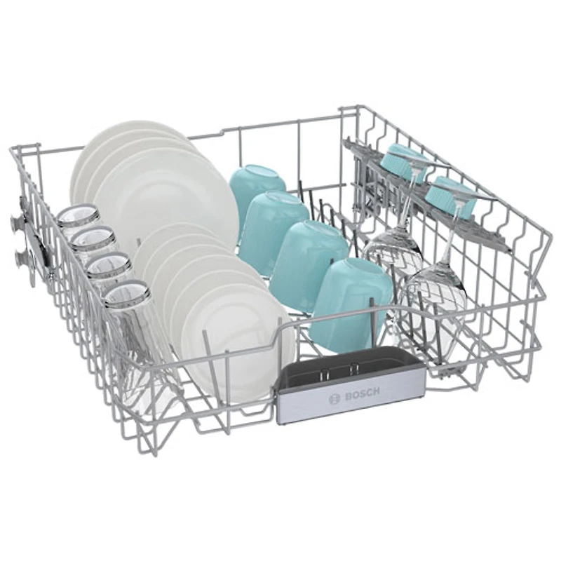Lave-vaisselle encastrable 24 po 42 dB avec troisième panier de Bosch (SHV78CM3N) - Acier inoxydable