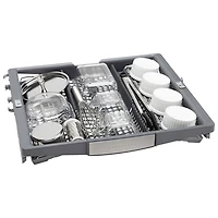 Lave-vaisselle encastrable 24 po 42 dB avec troisième panier de Bosch (SHV78CM3N) - Acier inoxydable