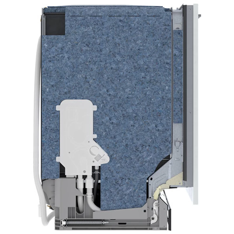 Lave-vaisselle encastrable 24 po 42 dB avec troisième panier de Bosch (SHV78CM3N) - Acier inoxydable