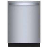 Lave-vaisselle encastrable 24 po 46 dB avec troisième panier série 300 de Bosch (SHX53CM5N) - Inox