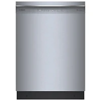 Lave-vaisselle encastrable 24 po 46 dB avec troisième panier série 300 de Bosch (SHE53C85N) - Inox