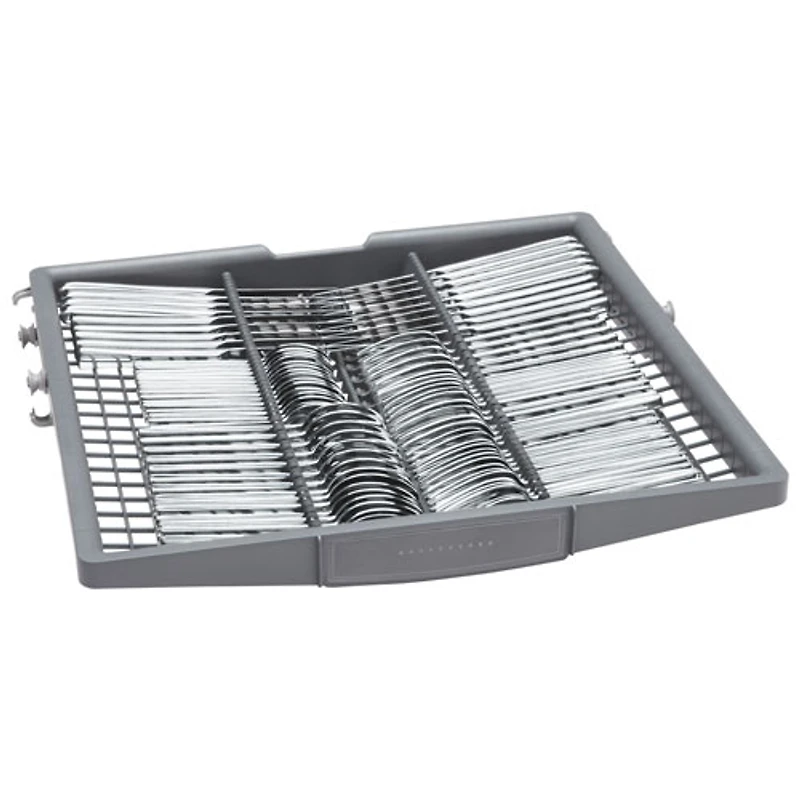 Lave-vaisselle encastrable 24 po 46 dB avec troisième panier série 300 de Bosch (SHE53C85N) - Inox