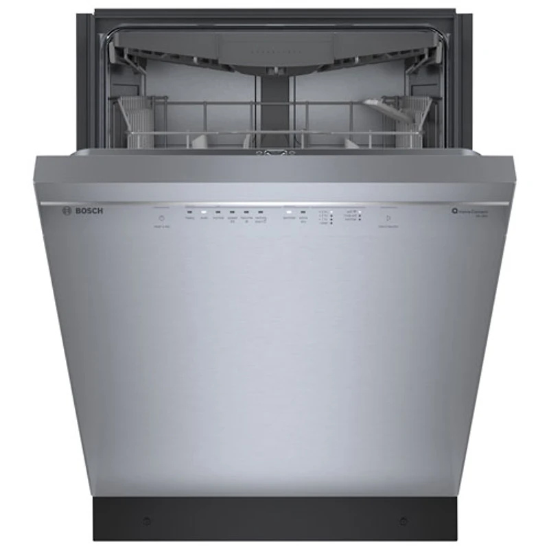 Lave-vaisselle encastrable 24 po 46 dB avec troisième panier série 300 de Bosch (SHE53C85N) - Inox