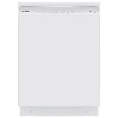 Lave-vaisselle encastrable 24 po 46 dB avec troisième panier de Bosch (SHE53C82N) - Blanc