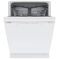 Lave-vaisselle encastrable 24 po 46 dB avec troisième panier de Bosch (SHE53C82N) - Blanc