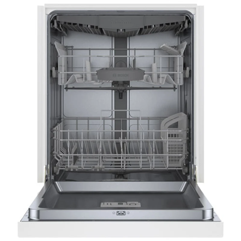 Lave-vaisselle encastrable 24 po 46 dB avec troisième panier de Bosch (SHE53C82N) - Blanc