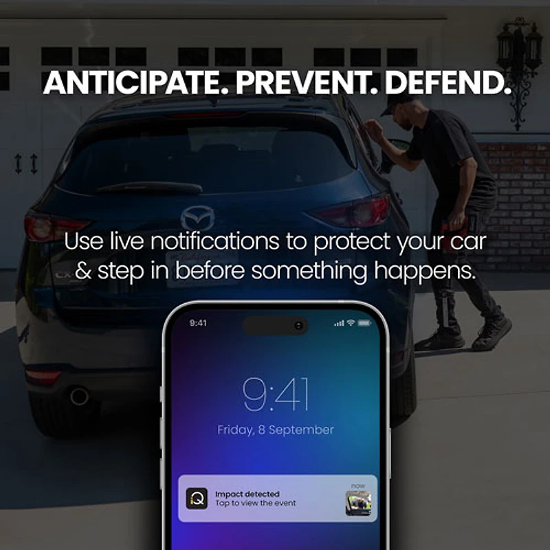 Caméra de tableau de bord intelligente 4K iQ de Nextbase avec Wi-Fi et GPS