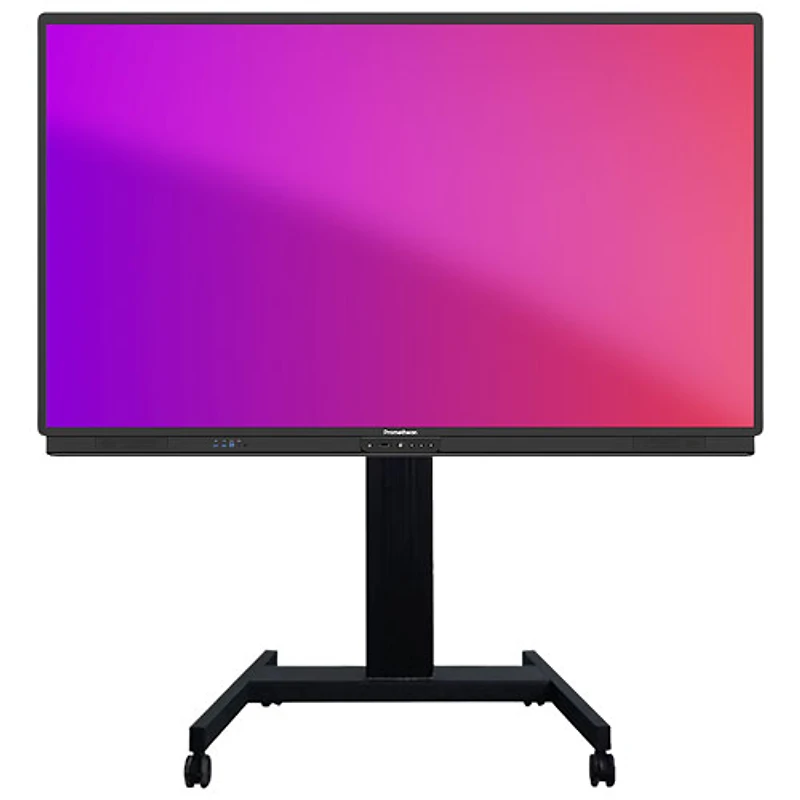 Meuble pour téléviseur mobile de 65 à 86 po ActivPanel de Promethean - Noir