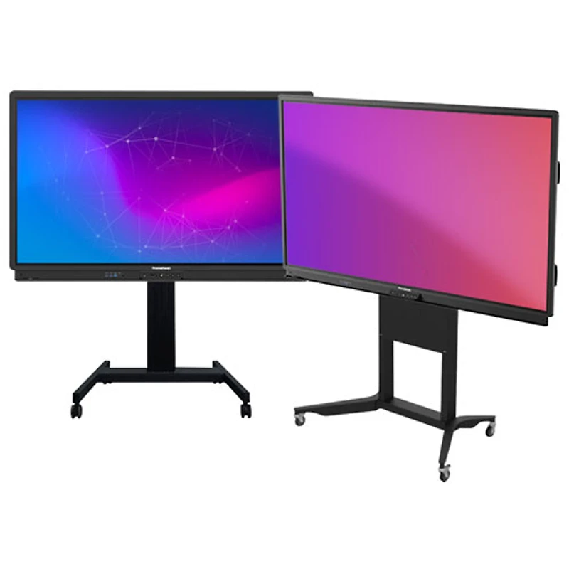 Meuble pour téléviseur mobile de 65 à 86 po ActivPanel de Promethean - Noir