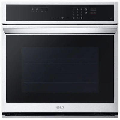 LG 30" 4.7 Cu. Ft. Self-Clean Electric Wall Oven (WSEP4723F) - Smudge Resistant Stainless Steel