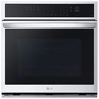 LG 30" 4.7 Cu. Ft. Self-Clean Electric Wall Oven (WSEP4723F) - Smudge Resistant Stainless Steel