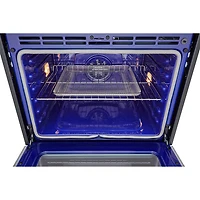 LG 30" 4.7 Cu. Ft. Self-Clean Electric Wall Oven (WSEP4723F) - Smudge Resistant Stainless Steel