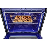 LG 30" 4.7 Cu. Ft. Self-Clean Electric Wall Oven (WSEP4723F) - Smudge Resistant Stainless Steel