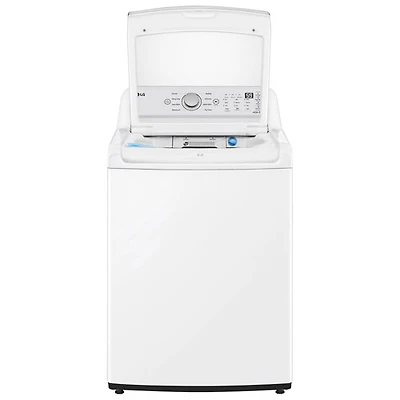 LG 5.6 Cu. Ft. High Efficiency Impeller Top Load Washer (WT7155CW) - White