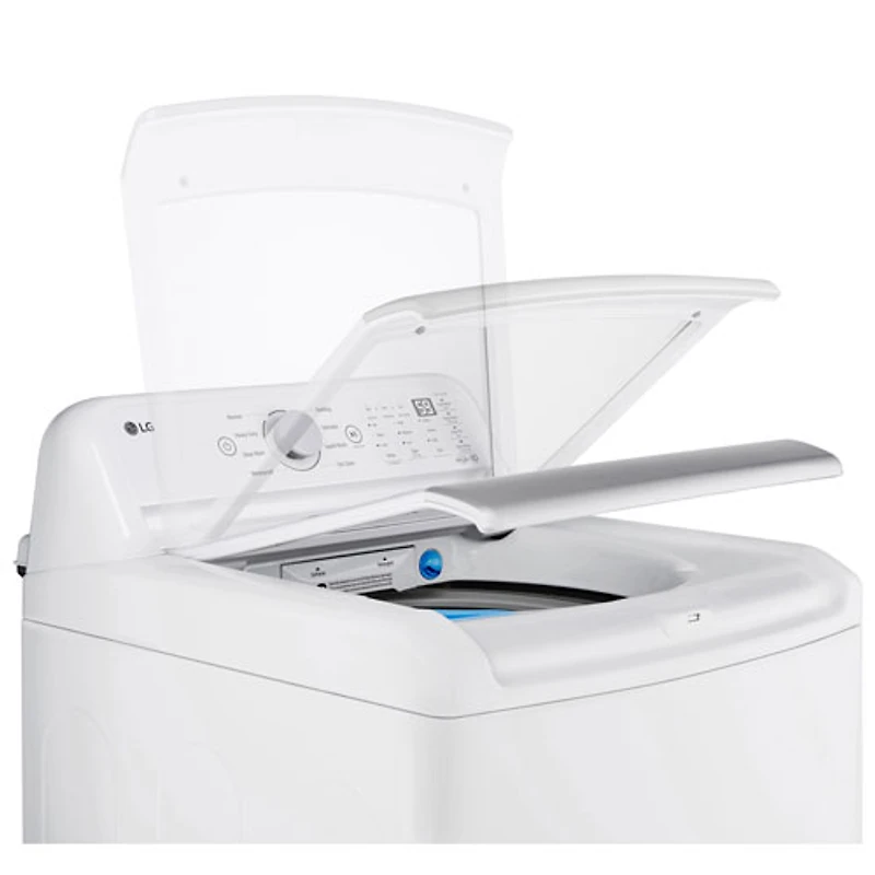 LG 5.6 Cu. Ft. High Efficiency Impeller Top Load Washer (WT7155CW) - White