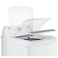 LG 5.6 Cu. Ft. High Efficiency Impeller Top Load Washer (WT7155CW) - White