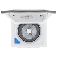 LG 5.6 Cu. Ft. High Efficiency Impeller Top Load Washer (WT7155CW) - White