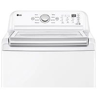 LG 5.6 Cu. Ft. High Efficiency Impeller Top Load Washer (WT7155CW) - White