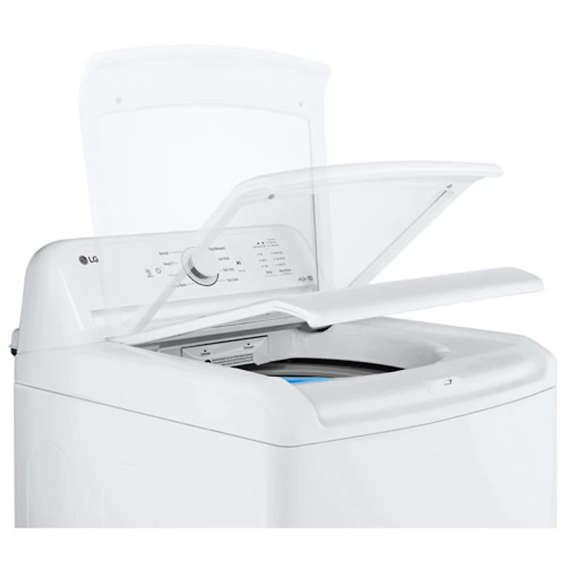 Laveuse à chargement par le haut haute efficacité de 4,8 pi³ de LG (WT6105CW) - Blanc