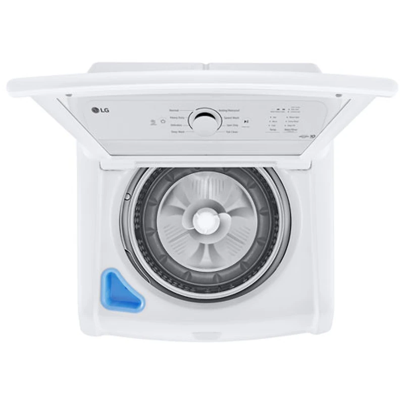 Laveuse à chargement par le haut haute efficacité de 4,8 pi³ de LG (WT6105CW) - Blanc