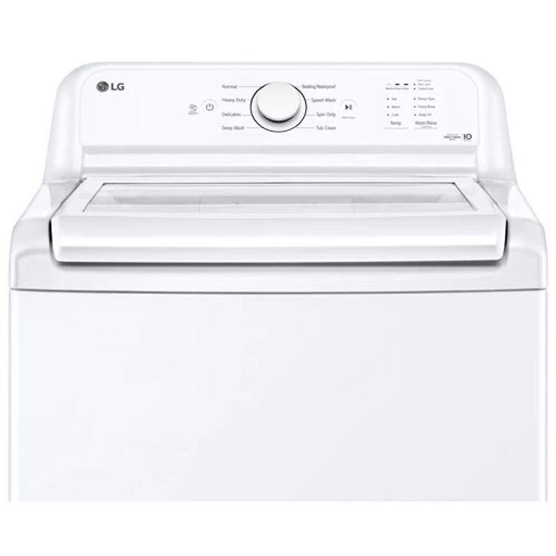 Laveuse à chargement par le haut haute efficacité de 4,8 pi³ de LG (WT6105CW) - Blanc