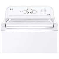 Laveuse à chargement par le haut haute efficacité de 4,8 pi³ de LG (WT6105CW) - Blanc