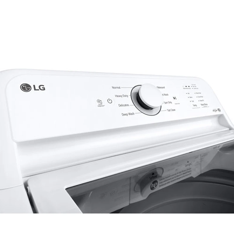 Laveuse à chargement par le haut haute efficacité de 4,8 pi³ de LG (WT6105CW) - Blanc
