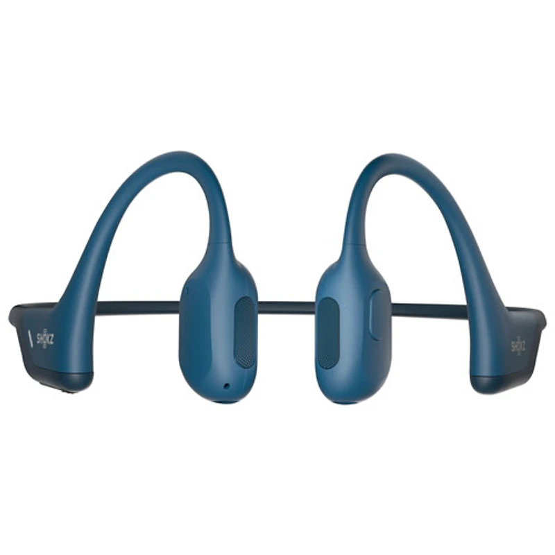Shokz OpenRun Pro Bone Conduction Open-Ear Bluetooth Headphones - Steel Blue - Only at Best Buy