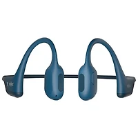 Shokz OpenRun Pro Bone Conduction Open-Ear Bluetooth Headphones - Steel Blue - Only at Best Buy