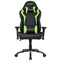 Fauteuil de jeu ergonomique en similicuir Core SX d'AKRacing - Noir/Vert