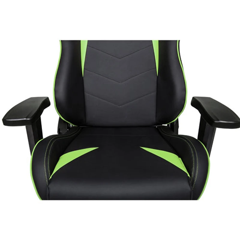 Fauteuil de jeu ergonomique en similicuir Core SX d'AKRacing - Noir/Vert