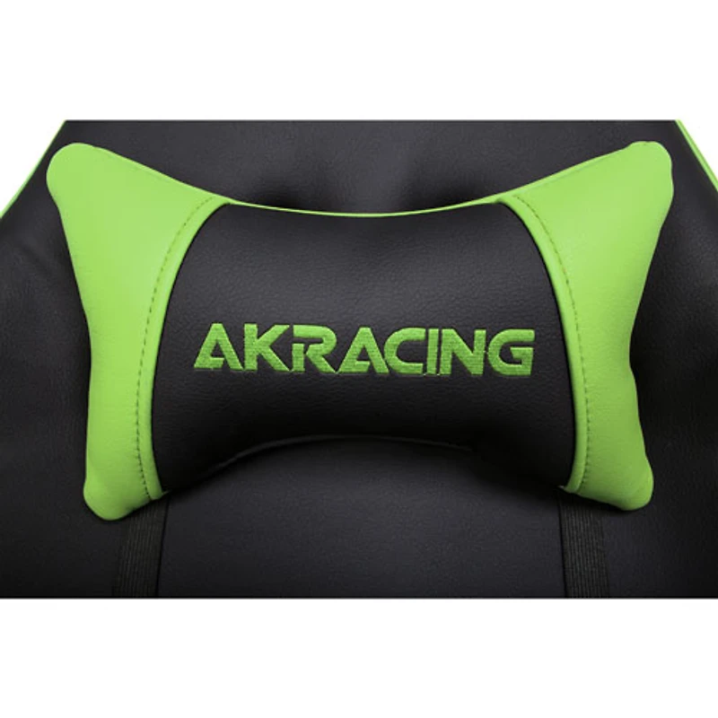 Fauteuil de jeu ergonomique en similicuir Core SX d'AKRacing - Noir/Vert
