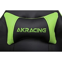 Fauteuil de jeu ergonomique en similicuir Core SX d'AKRacing - Noir/Vert