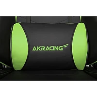 Fauteuil de jeu ergonomique en similicuir Core SX d'AKRacing - Noir/Vert