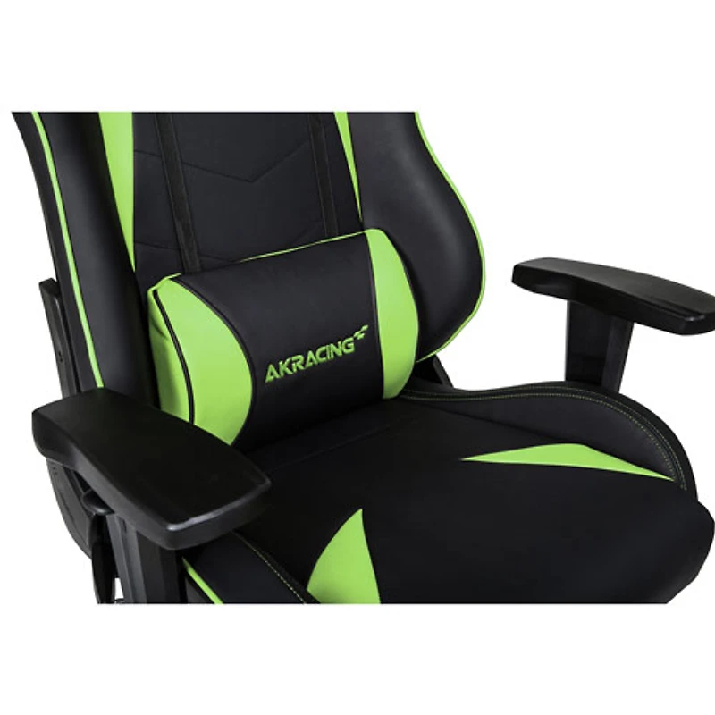 Fauteuil de jeu ergonomique en similicuir Core SX d'AKRacing - Noir/Vert