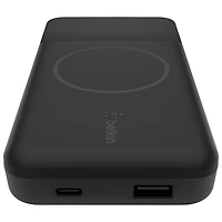 Belkin BoostCharge 10000 mAh USB-A/USB-C Power Bank with MagSafe - Black