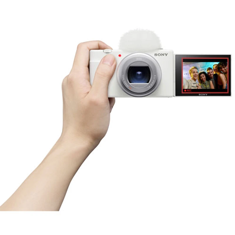 Sony ZV-1 II Content Creator Vlogger Camera with 18-50mm Lens - White
