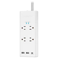 Insignia 4-Outlet 3-USB Surge Protector - Only at Best Buy