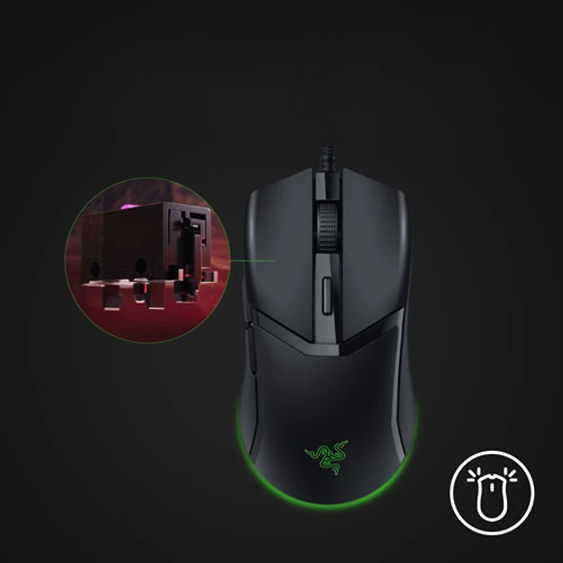 Razer Cobra 8500 DPI Optical Gaming Mouse - Black